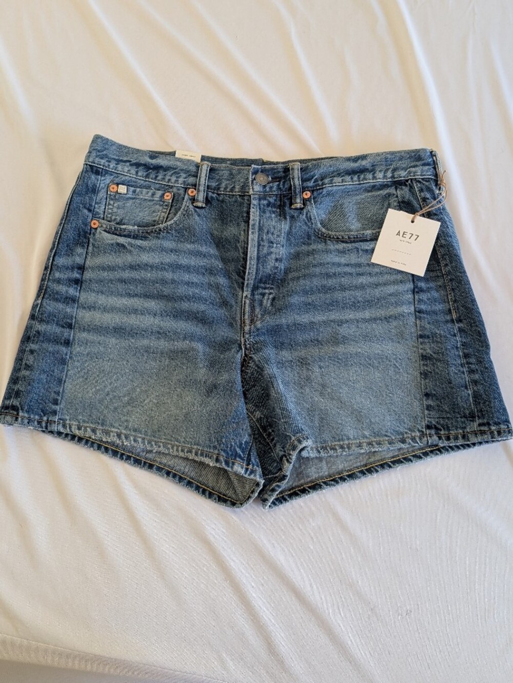 AE77 Premium Baggy Denim Short